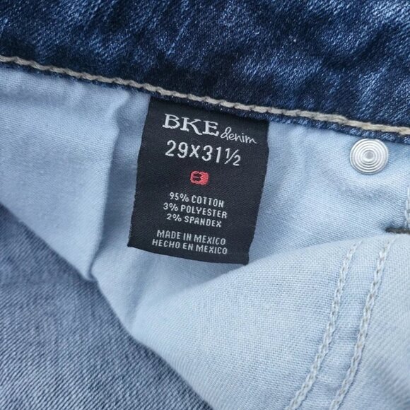 BKE Woman's Payton Bootcut Mid Rise Medium Wash Blue Jeans Size 29R - Picture 2 of 5